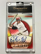 2024 Topps Luminaries CARLTON FISK Hit Kings Sealed Auto /10 Red Sox