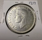 1939 Canadian Silver Dollar King George VI