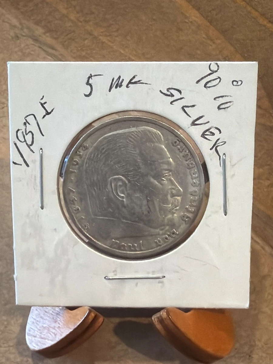 银色未分级1937 年德国硬币| eBay