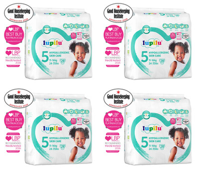 Größe 5 (11-16 kg) 112 hypoallergene superweiche Hautpflege Baby Windeln Einweg