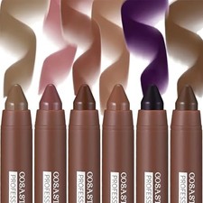 6 Pcs Matte Lip Liner and Lipstick Set with Rotatable and Long Lasting Crayon