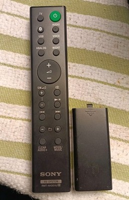 Sony RMT-AH301U AV System Soundbar Remote Control Original OEM Genuine Black