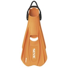 Seac Pinne Boost Open Heel Diving Fins, Orange, Medium