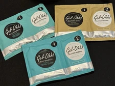 3 Complete Gel-Ohh!  Two-Step Jelly Spa Pedicure Foot Treatment Sets AvryBeauty