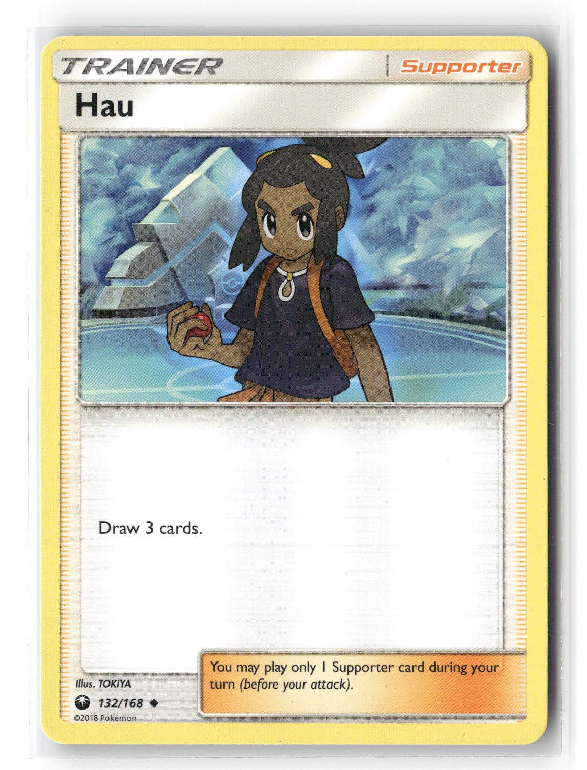 Hau Uncommon Celestial Storm 132/168 Pokemon Lightly Played