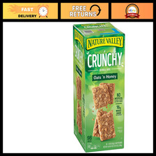 Crunchy Granola Bars Oats 'N Honey - 98 Count, 1.49oz Snack Packs, Healthy Treat
