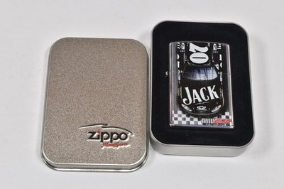 2005 Jack Daniels NASCAR 20 Car Zippo Lighter Unfired NOS in Case