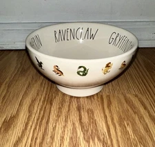 Rae Dunn Harry Potter Hogwarts Houses Bowl 5.5” Diameter