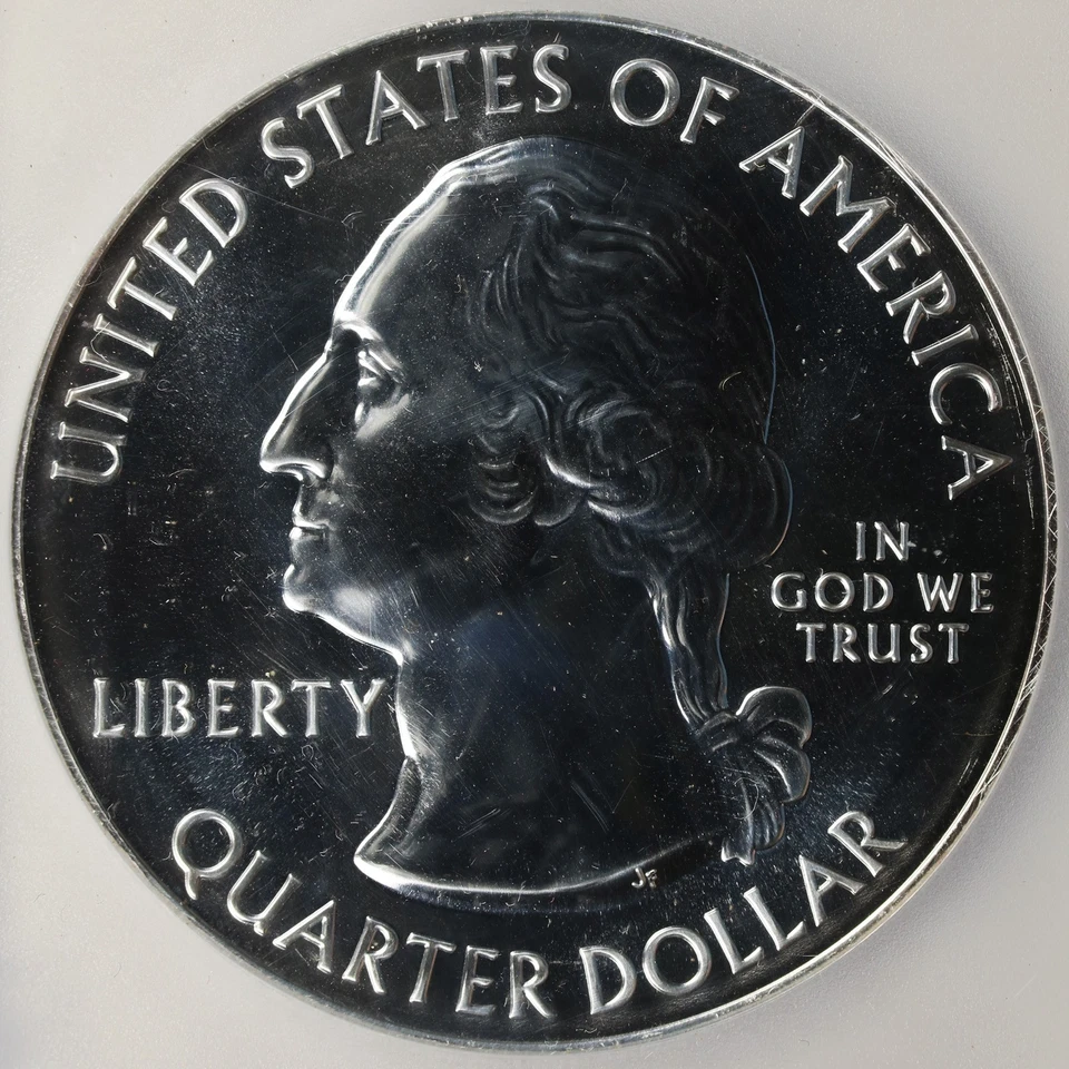 2010 Mount Hood NP ATB 5 oz Silver Quarter 25c PCGS Gem BU First Strike - Image 4 of 4