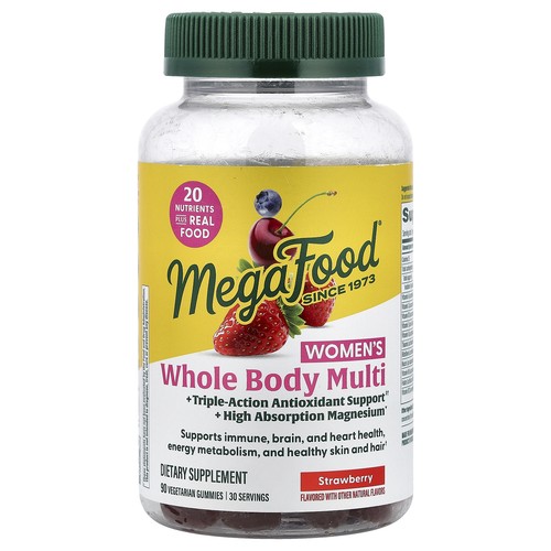 Women's Whole Body Multi Gummy, Strawberry, 90 Vegetarian Gummies