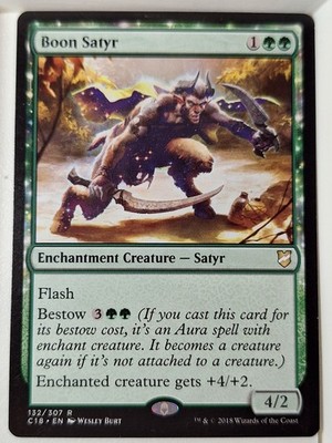 Boon Satyr - Commander: 2018 - Magic the Gathering MTG Nice!