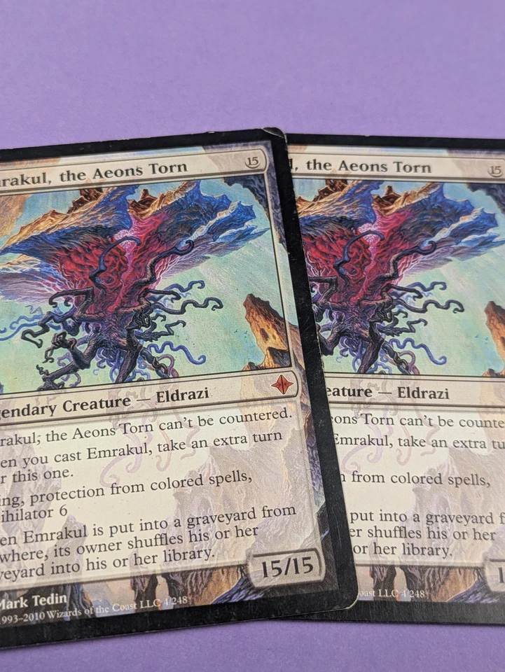 MTG Magic: Rise of the Eldrazi: Emrakul, the Aeons Torn #4/248 Mythic - MP - Image 3 of 3