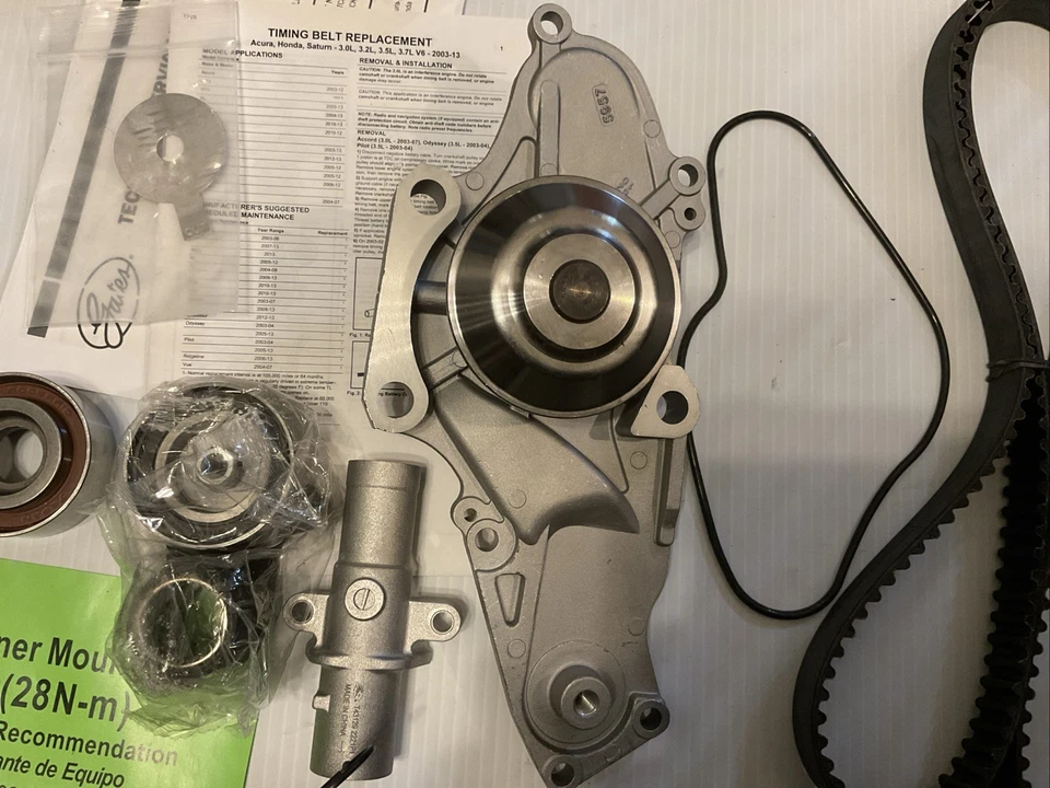 Kit de bomba de agua Honda Acura Saturn Gates V6 TCKWP329 POWERGRIP CORREA DE DISTRIBUCIÓN KiT Foto 3 de 4