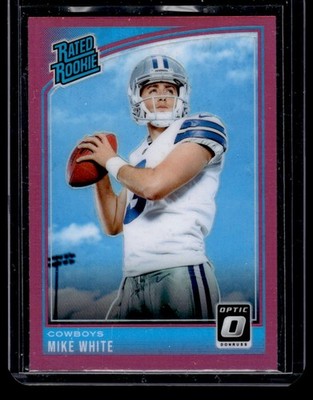 Mike White Football #185 Pink RC Dallas Cowboys