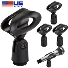 4pcs Adjustable Universal Microphone Mount Clip Clamp Holder for All Mic Stand