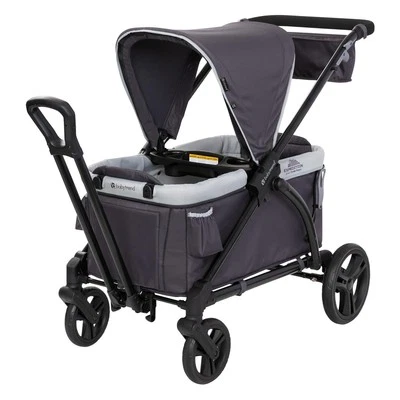 BABYTREND 2-in-1 Kinderwagen-Wagon Plus Ultra Schwarz Baby Trend Expedition Wagen