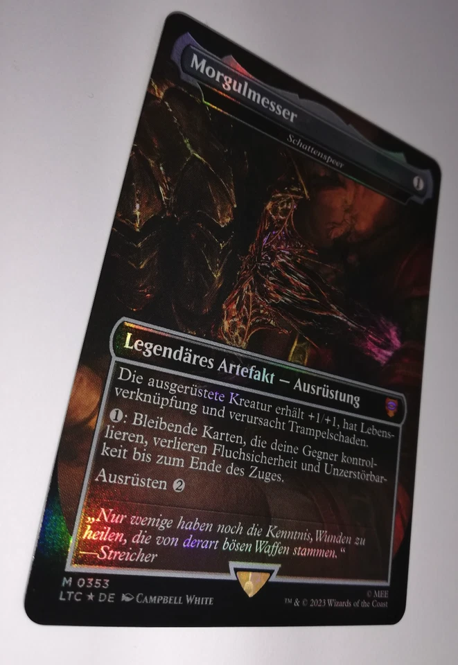 MTG | Morgul Knife (Shadow Spear) | Foil, Borderless | German | NM+ - Bild 4 von 4