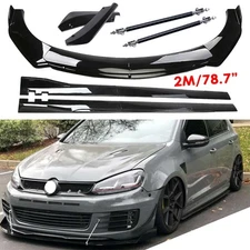 Front Bumper Lip Splitter Spoiler Side Skirt Body Kits For Volkswagen Jetta