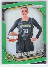 Katie Lou Samuelson - 2025 Prizm WNBA - Green Prizms #82 - Seattle Storm