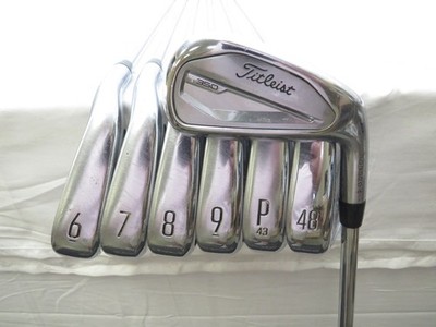 Used Titleist T350 Iron Set 5-PW+48* TT AMT Red R300 Regular Flex
