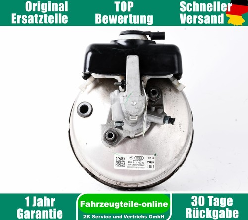 Bremskraftverstärker Hauptbremszylinder Audi A6 C7 4G 4G1612103G