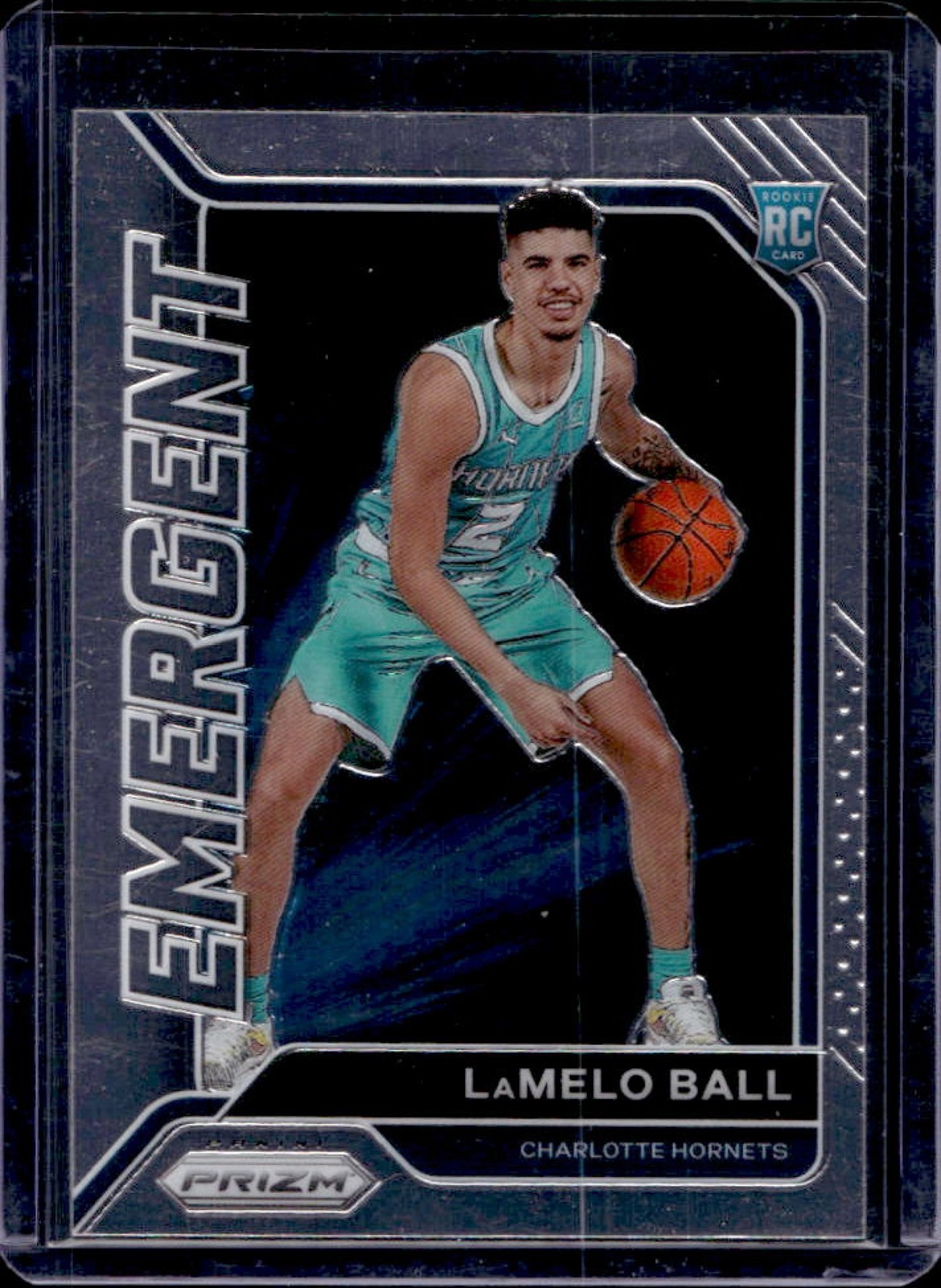 2020-21 Panini Prizm LaMelo Ball Emergent RC Rookie #23 Hornets