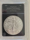 2002 Silver American Eagle $1 - BU - Brilliant Uncirculated - In Capsule
