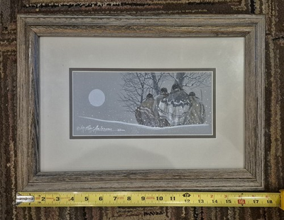 #ad ​Troy Anderson Original Acrylic Painting quot;Why This Day?quot; 1987 Cherokee Native... $600.00