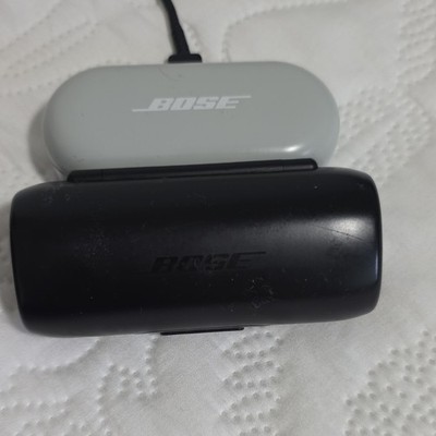 Bose Bluetooth In-Ear True Wireless Earbuds w/ Charging Case, Mic Black/Gray
