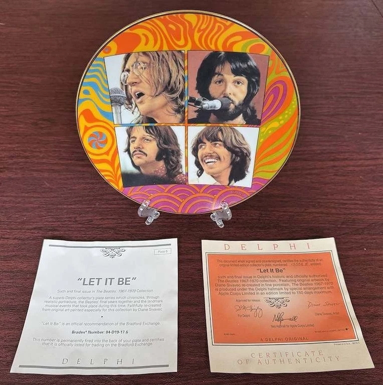 Beatles Plates Bradford Exchange Collector for sale | eBay