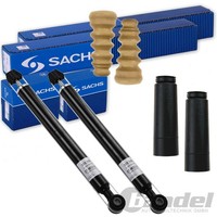2X Sachs StoßDÄMpfer + Protection KIT Hinten Passend FüR Ford Fiesta 6 + Mazda 2
