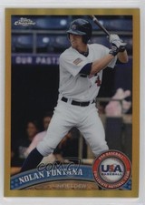 2011 Topps Chrome Gold Refractor 18/50 Nolan Fontana #USABB6 v5j