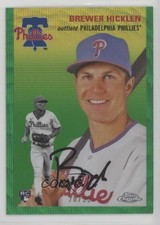 2023 Chrome Platinum Anniversary Green Wave Refractor 78/99 Brewer Hicklen 19hu