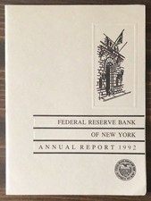 1992 Federal Reserve Bank of New York Annual Report