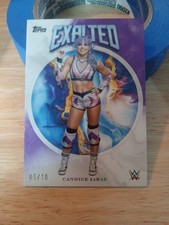 2025 Topps WWE Exalted Candice LeRae Purple /10 Card #34
