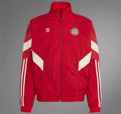 Adidas Bayern Munich Original Track Top Windbreaker Jacket Mens Sz 2XL NWT $110