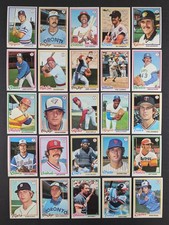 1978 Topps Baseball Set Break 25 Cards