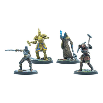 Elder Scrolls: Call to Arms Adventurer Veterans Miniatures Set - Unbemalt