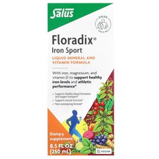 2 X Gaia Herbs, Floradix Iron Sport, 8.5 fl oz 250 ml 