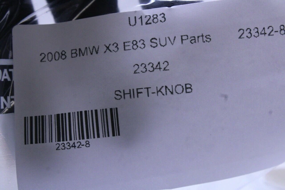BMW X3 2004-2010 selector de cambios perilla de cambio OEM usado Foto 3 de 4