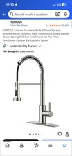 Pull-Down Kitchen Faucet High Arc Lever Single-Hole