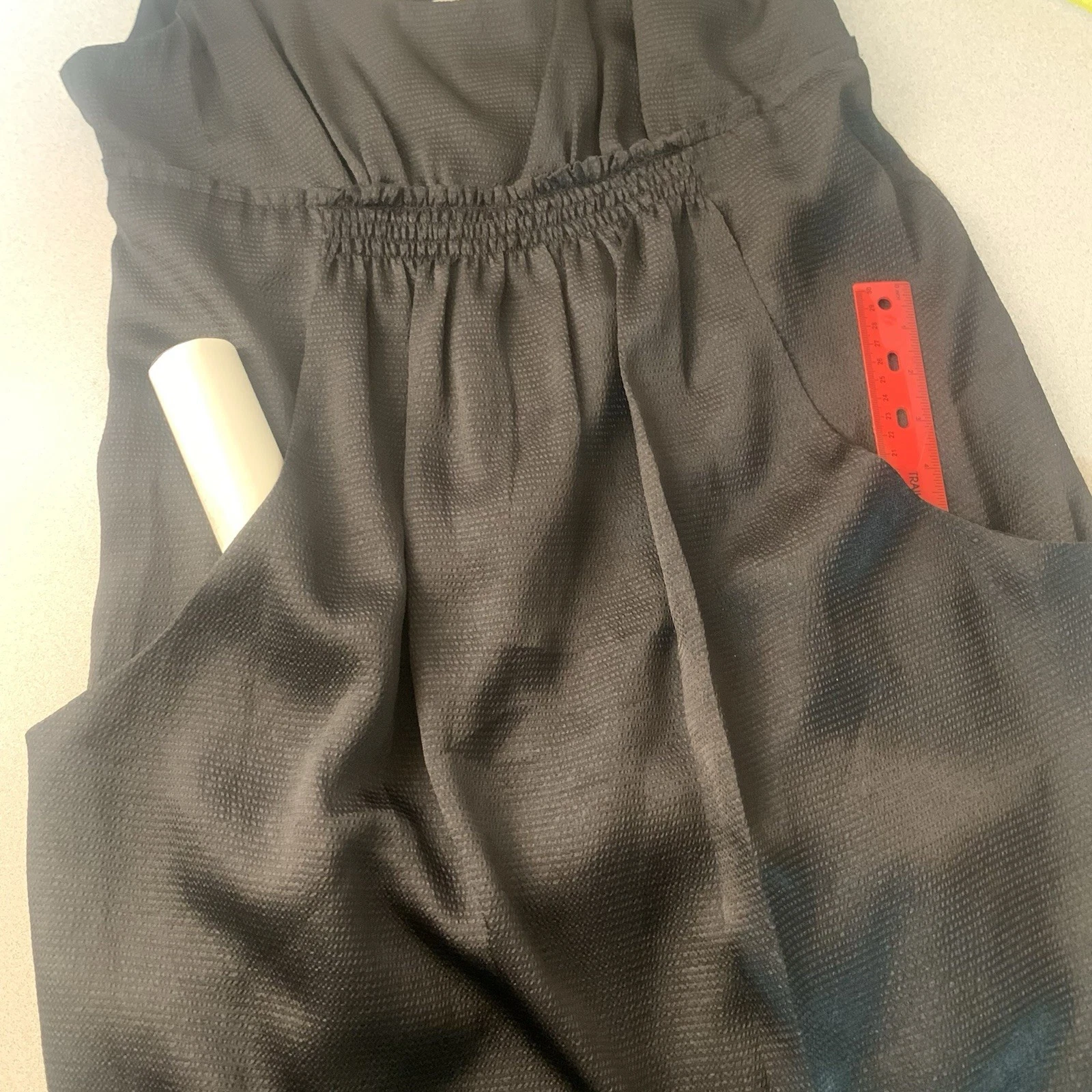 VETEMENTS Abito donna BCBGeneration grande nero senza maniche tasche foderato LightComfort us intime ottimeioni