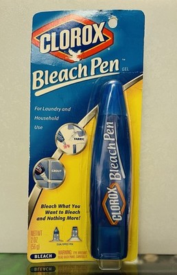 (1) Clorox Bleach Dual Tipped Gel Pen 2 oz Discontinued 2002 NEW SEALED