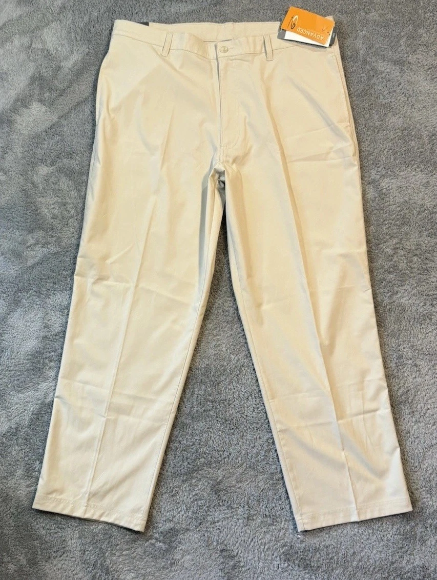 NWT Champion Mens Golf Pants 38x30 Duo Dry Max Performance Cocoa Stretch