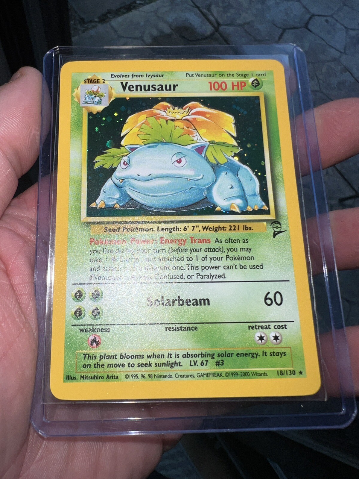 NM+ Venusaur Base Set 2 18/130 Holo Unlimited Holo Rare Pokémon Tcg eBay