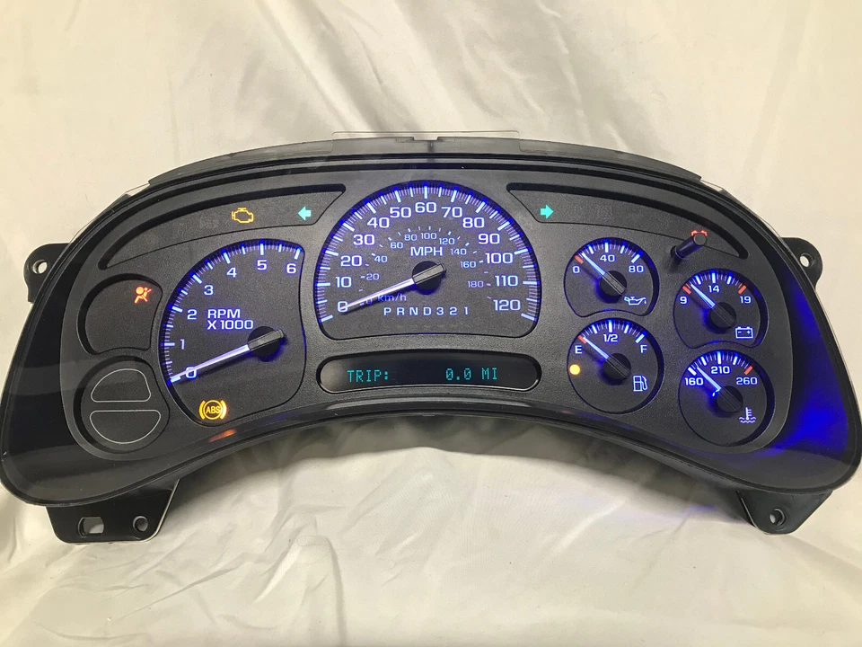 2003-2007 CHEVY SILVERADO SIERRA HD 1500 2500 INSTRUMENT CLUSTER SEE DESCRIPTION - Image 2 of 4