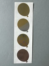 Mrs. Grossman's Stickers | GOLD AND SILVER BALLOONS | Retired Creative Memories