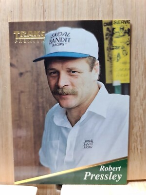 ROBERT PRESSLEY 1994 Trax Premium Winston Cup #76 Trading Card  FREE POST