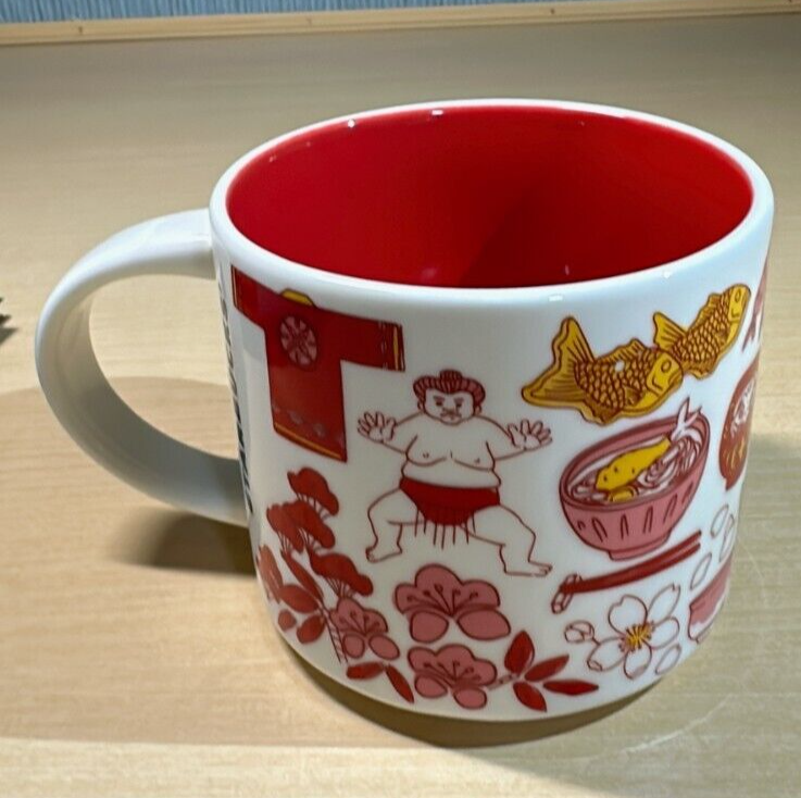 Starbucks coffee Cup Mug Japan & Summer 2 set 14oz Been