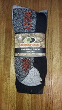Mossy Oak Thermal Crew Socks - 2 Pair - Shoe Size 6-12